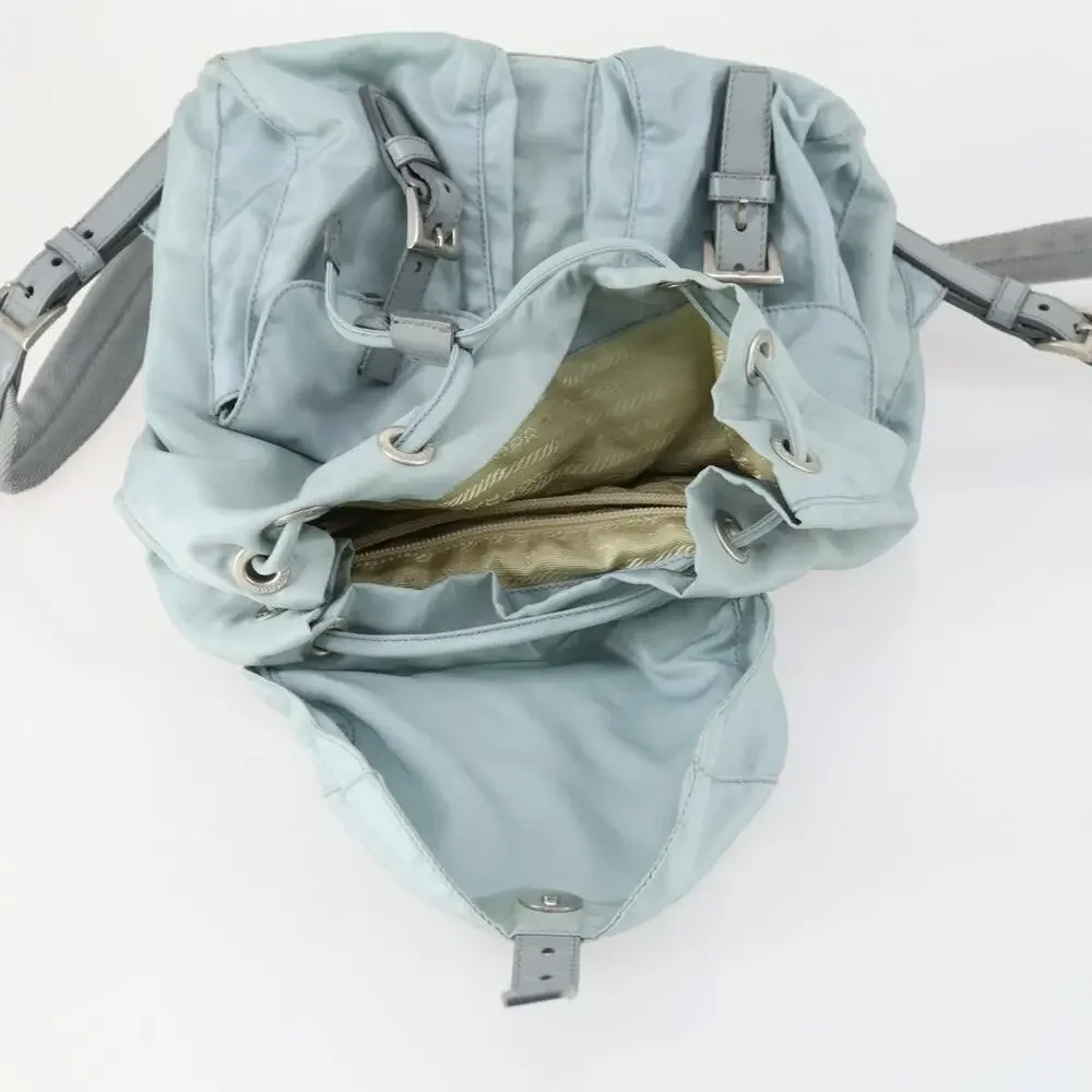 Prada Nylon Backpack Light Blue